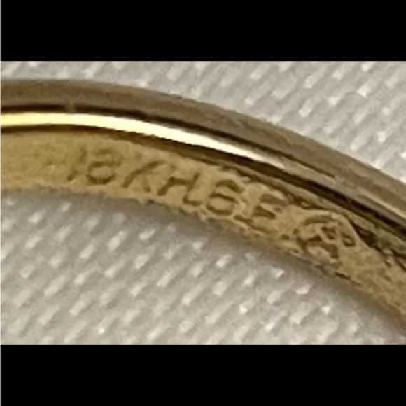 Vintage Waterfall Rhinestone Cluster Cocktail Ring 18K Gold Plate Size 61/4 - Picture 7 of 7